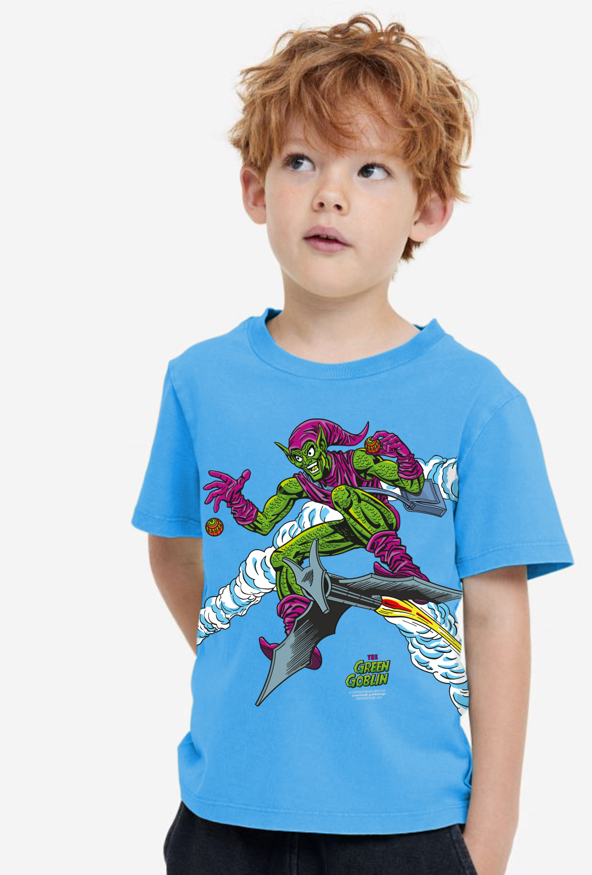 Kind in T-Shirt Green Goblin