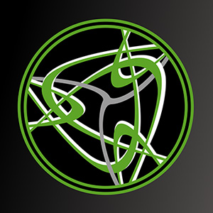 Logo Magic Mind - In einem Kreis angeordnete Andeutung von Synapsen eines Gehirns.