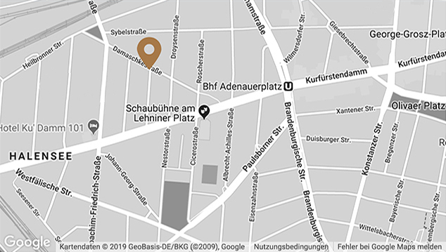 Abbildung Google Map in Grau für den Fall google mapkit funktioniert nicht