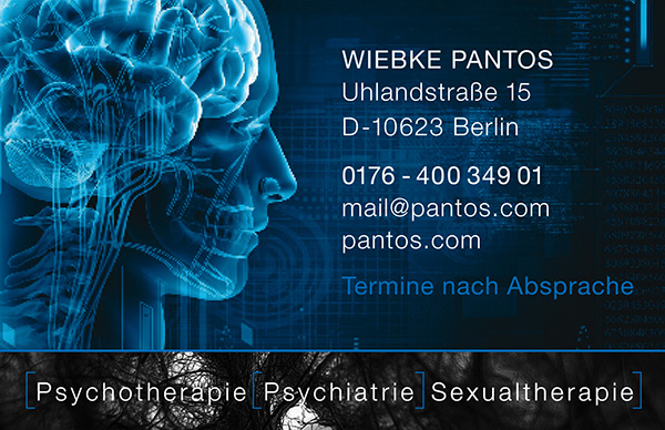 Visitenkarten Pantos Rückseite