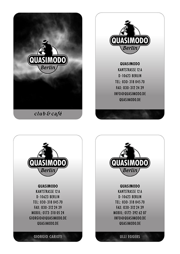 Visitenkarten Quasimodo
